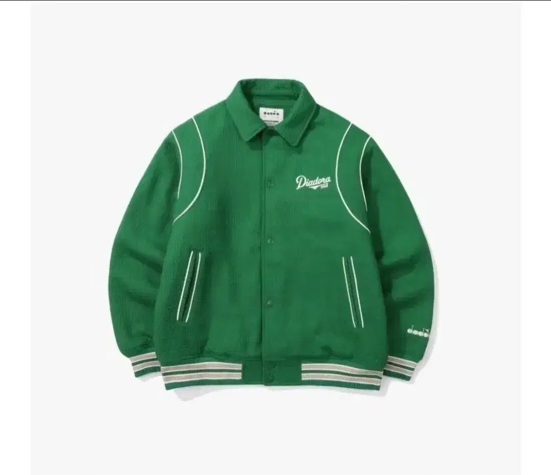 Diadora heritage ディアドラヘリテージ ツイード スタジアム スタジャン キルティング ジャケット グリーン95 LLC-HASEGAWATOSO_COM