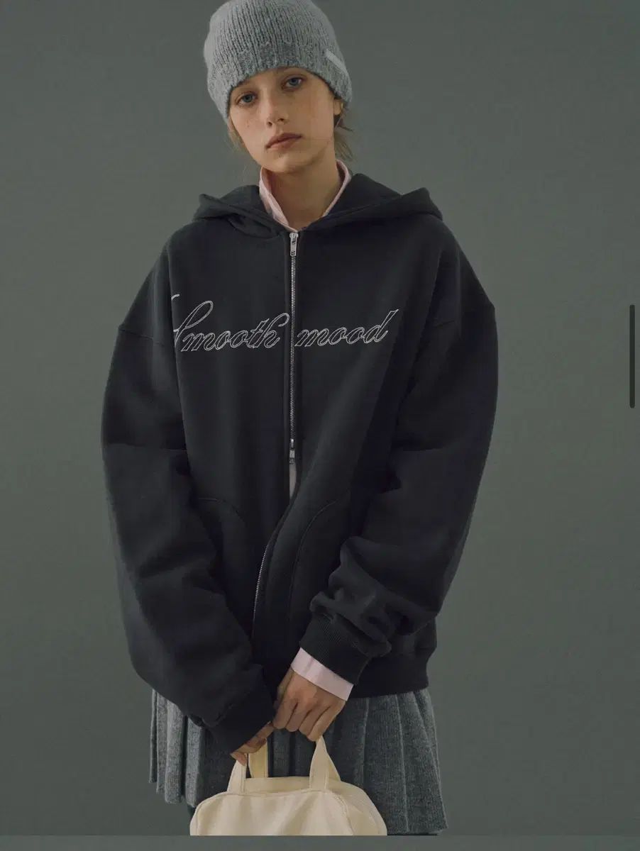 スムードムード Charcoal Tully Hooded Zip Up チャコール