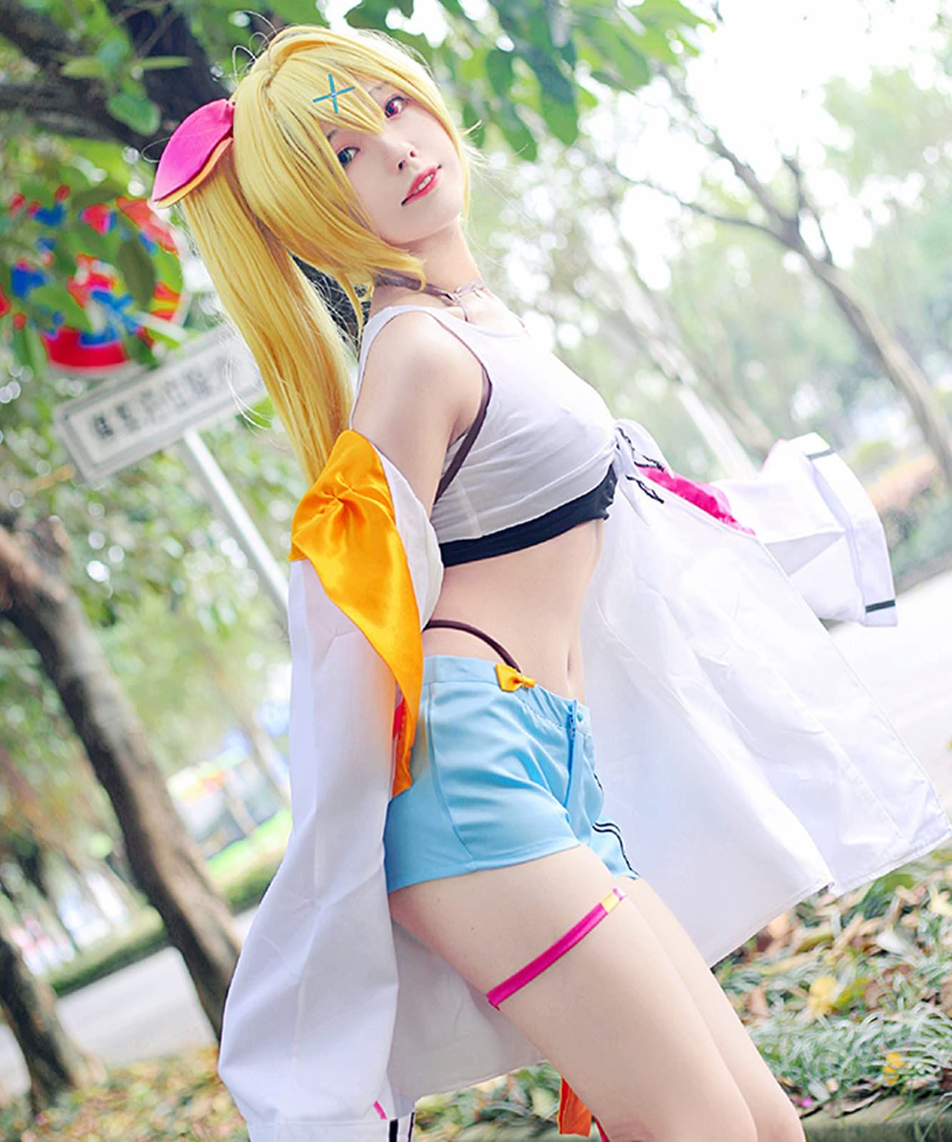 milky time にじさんじ 星川サラ コスプレ VTuber バーチャル 織姫星 ハーフ