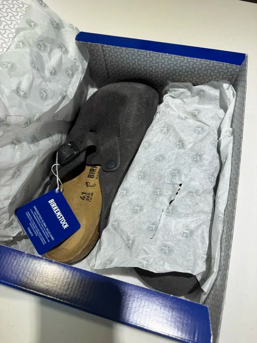 ビルケンシュトック ボストン スウェード ツアーベルベットグレー 41