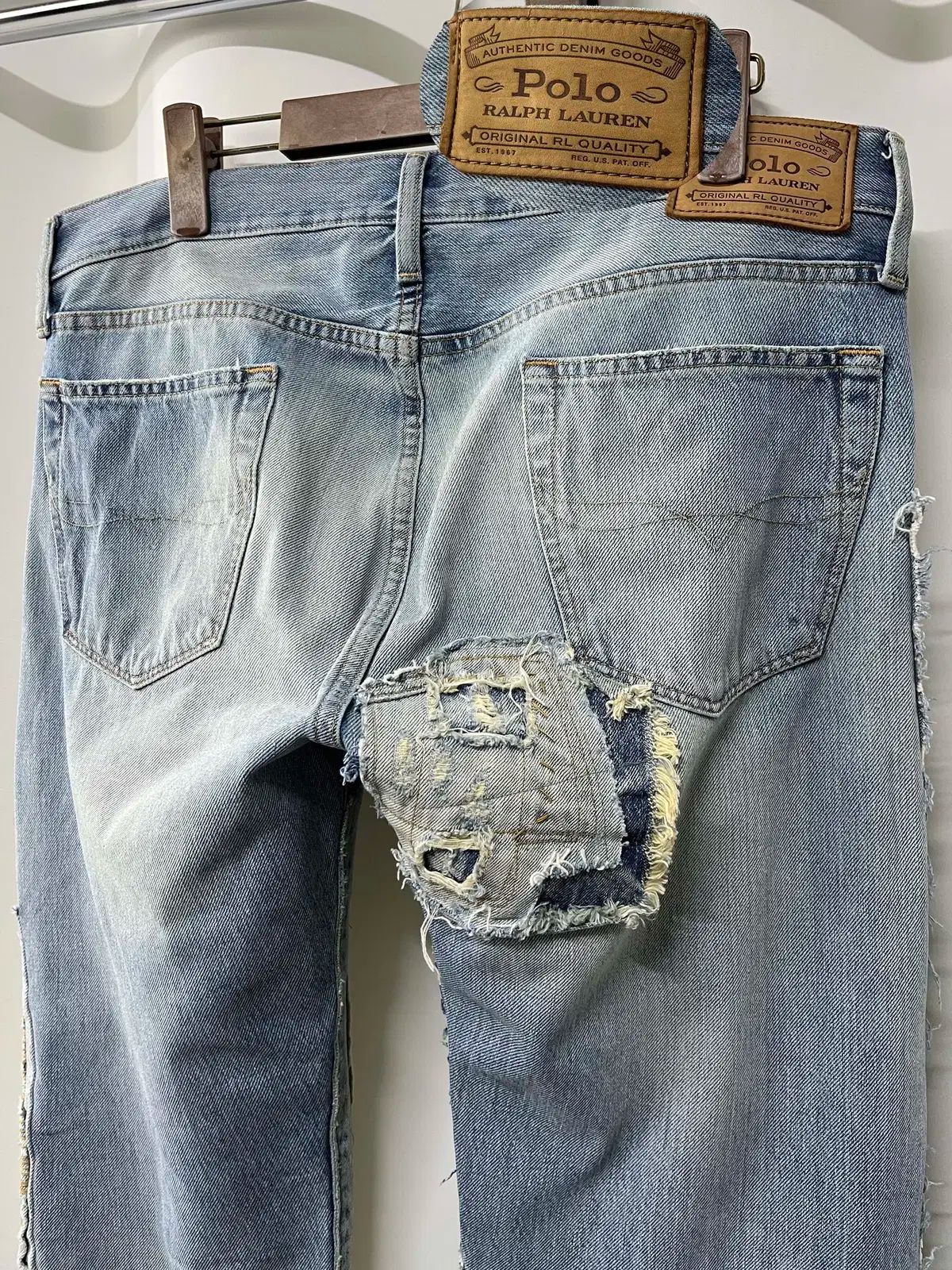  ポロラルフローレン 1917 homer campbell 501 リペア デニムパンツ その他 デニム ジーンズ