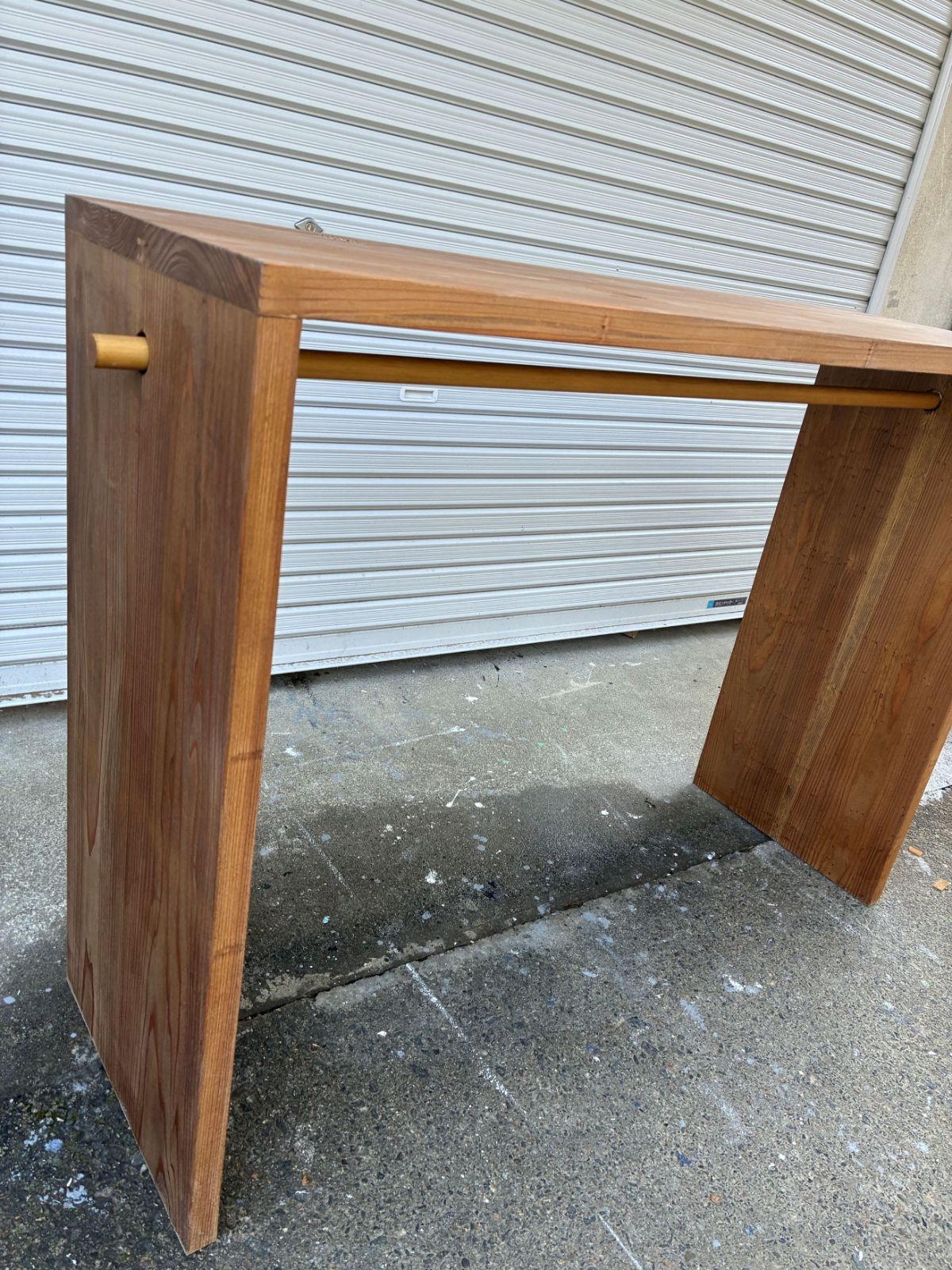 ハンガーラック ハイテーブル