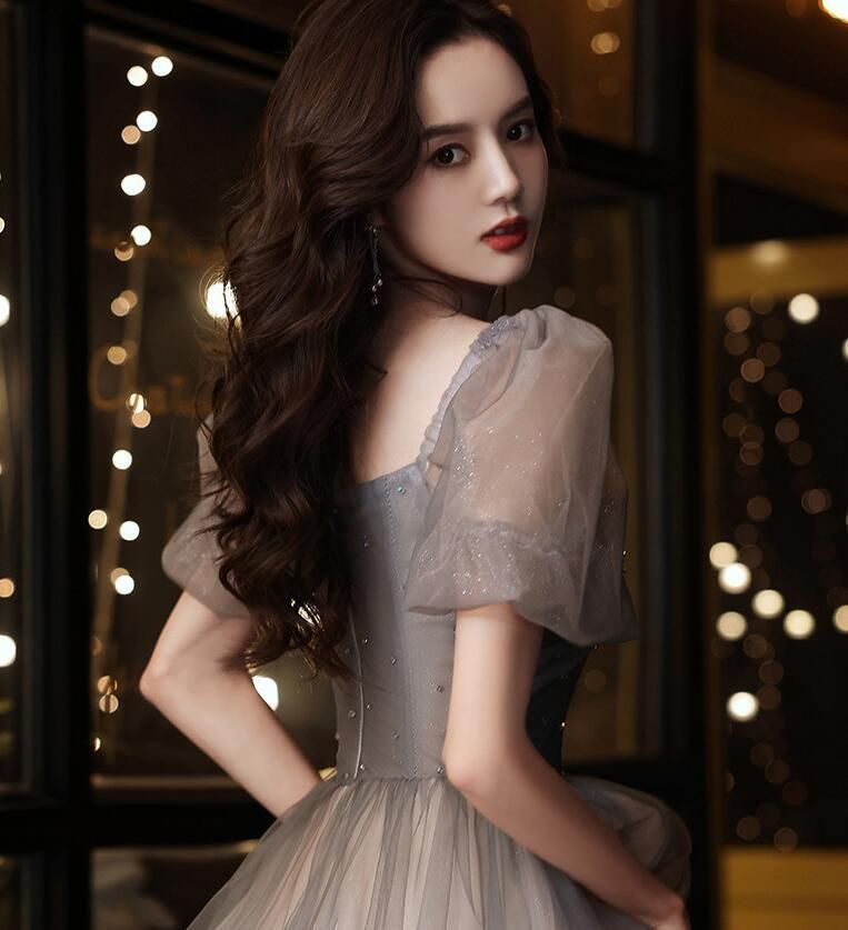 発表会 舞台衣装 パーティ フォーマル グラデーション チュール ドレス L 11号 OPN2652 MAAHADDERANG_COM