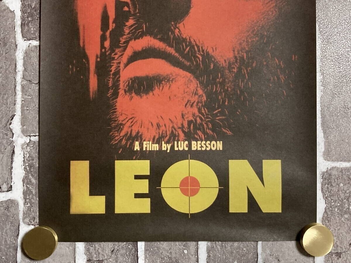 クラフト紙製 ポスター レオン （LEON:ジャン・レノ 主演）50㎝×35