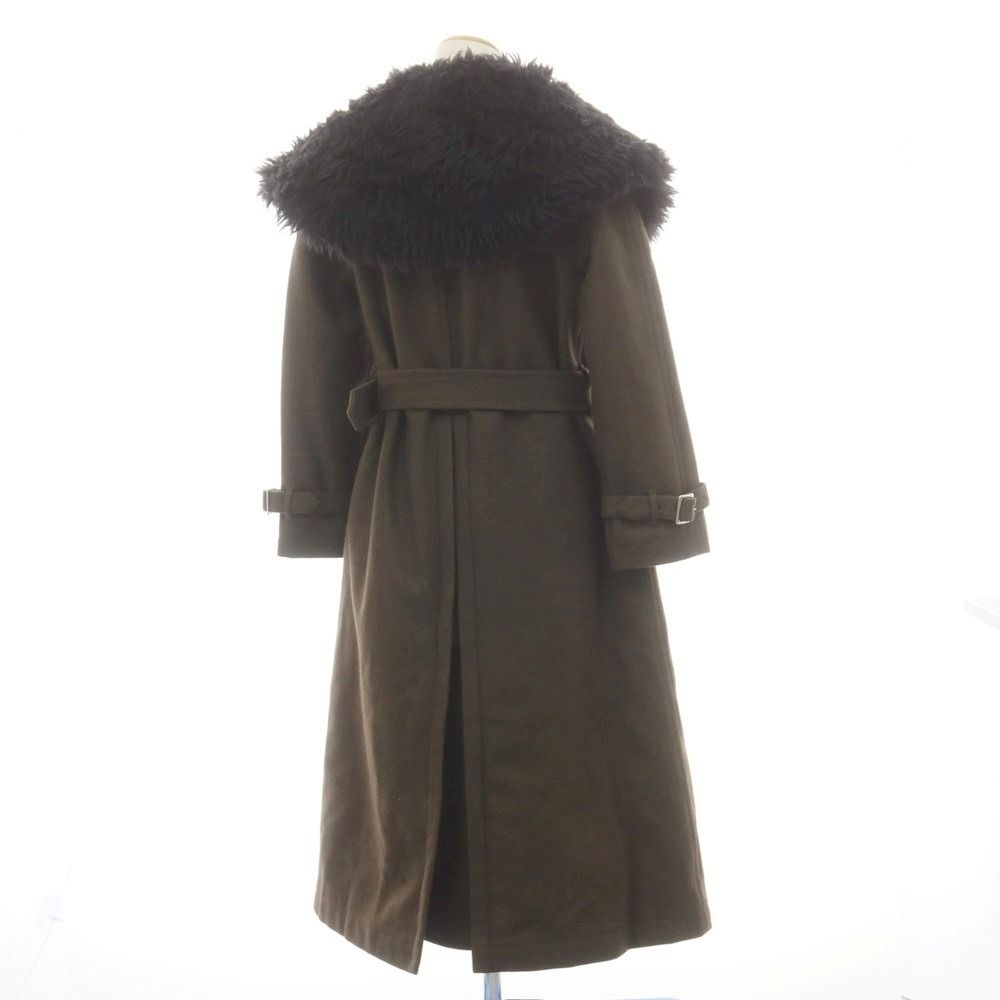 コムデギャルソン コムデギャルソン COMME des GARCONS COMME des GARCONS 秋冬 ウールナイロン トレンチコート ダークオリーブ サイズXS レディース GULLKHAN_COM