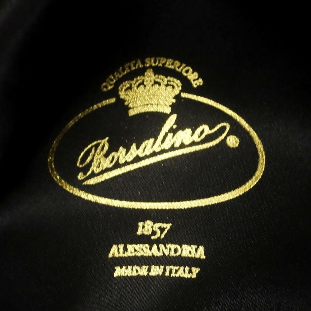  ボルサリーノ Borsalino ラビット 中折れハット ブラック サイズ59 メンズ ハット 帽子