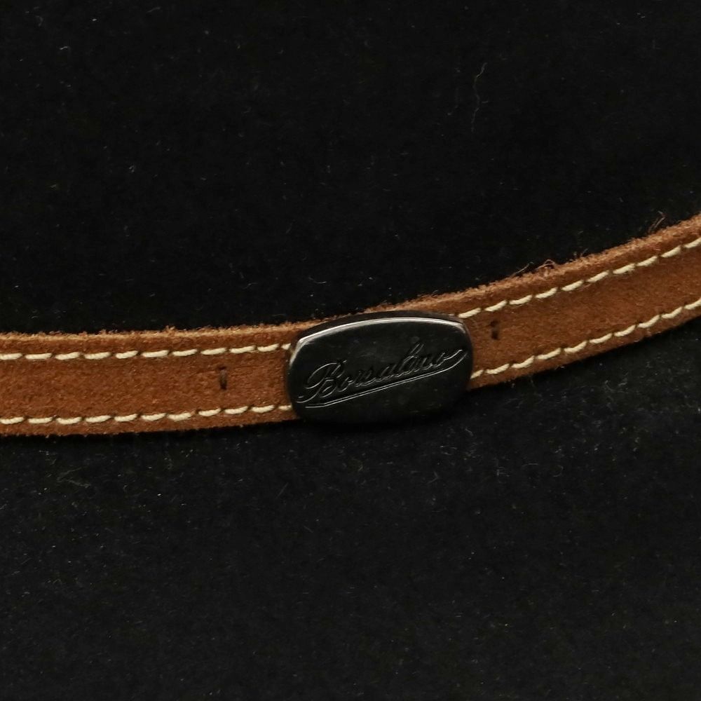  ボルサリーノ Borsalino ラビット 中折れハット ブラック サイズ60位 メンズ ハット 帽子