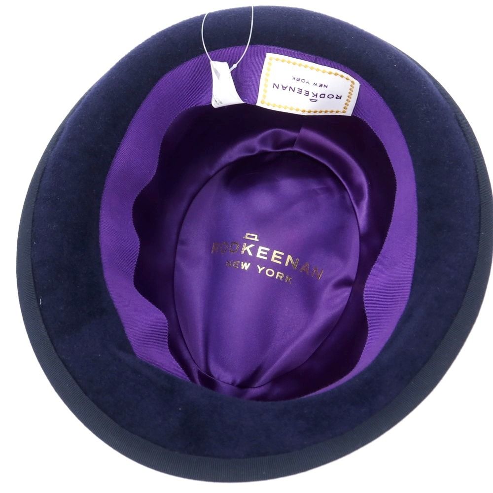 ロッドキーナン ROD KEENAN ラビット 中折れハット パープルネイビー サイズ表記なし 59位 メンズ ボタンダウン ハット 