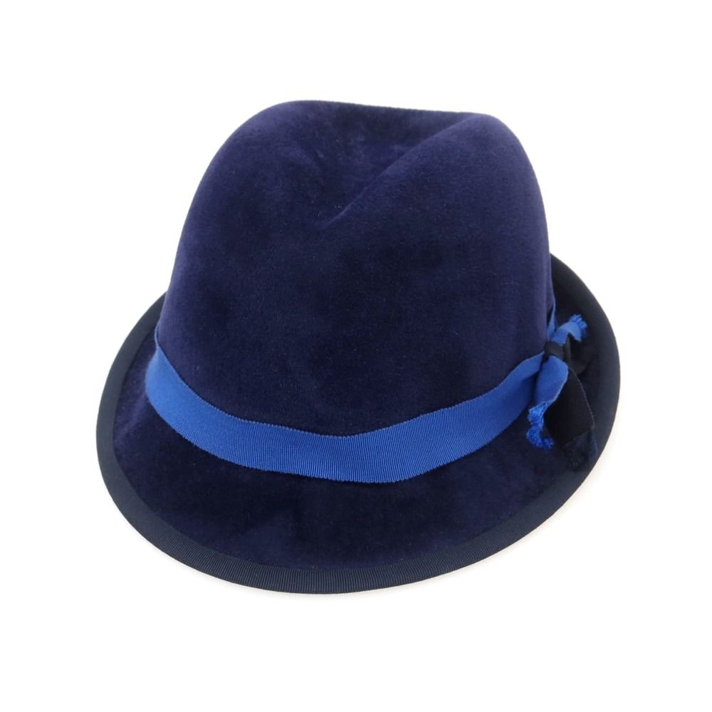 ロッドキーナン ROD KEENAN ラビット 中折れハット パープルネイビー サイズ表記なし 59位 メンズ