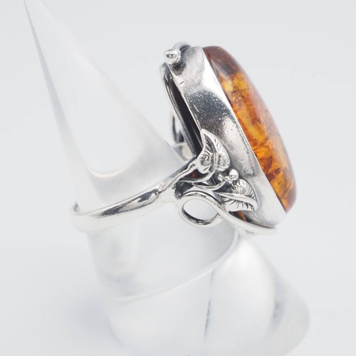 梶田久次郎商店 ヴィンテージリング 大粒アメジスト K18G 透かし彫り