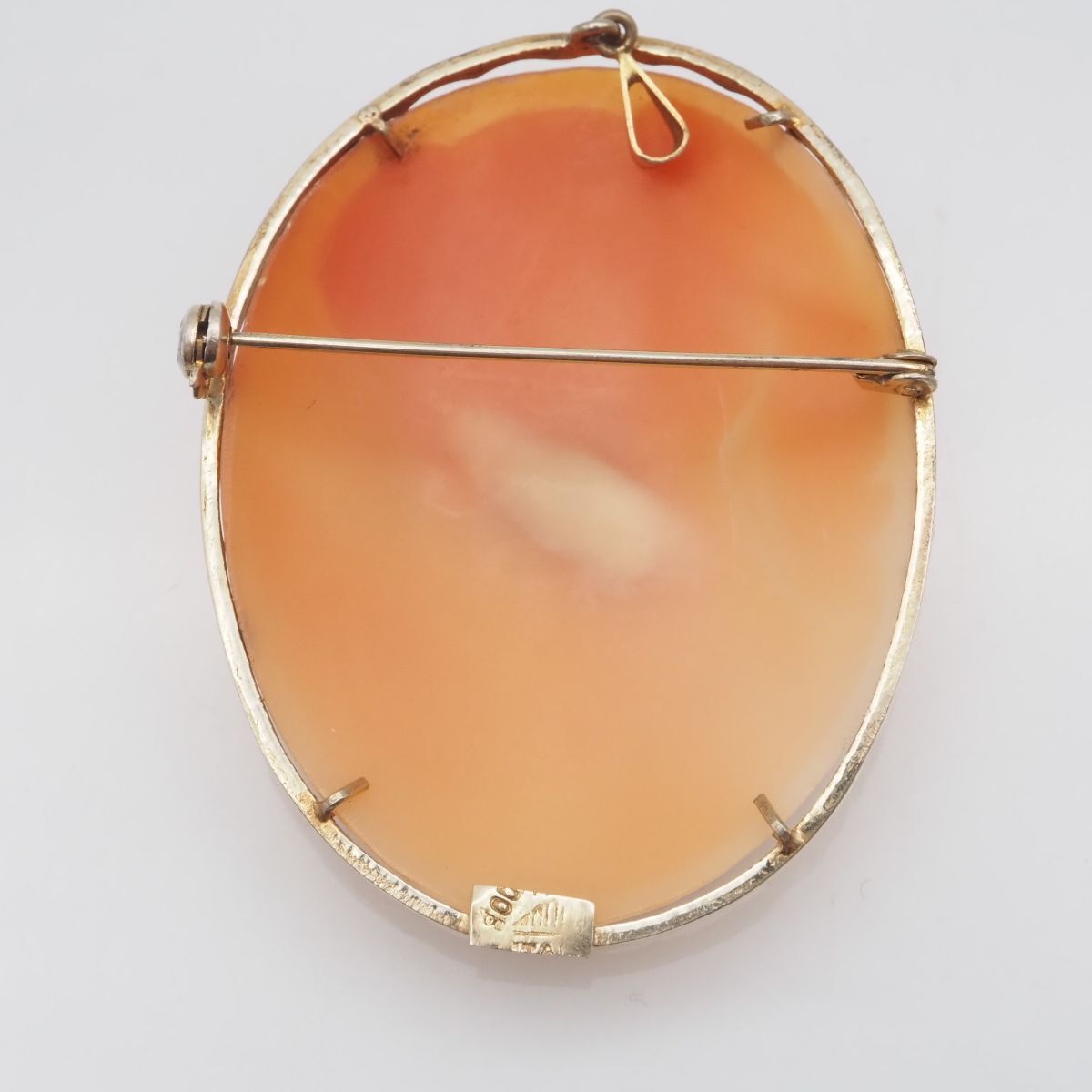 シェルカメオ 作家サインあり 刻印あり アンティーク