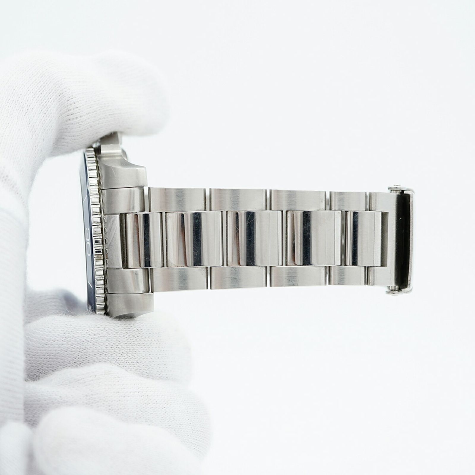 青文字盤腕時計 メンズ