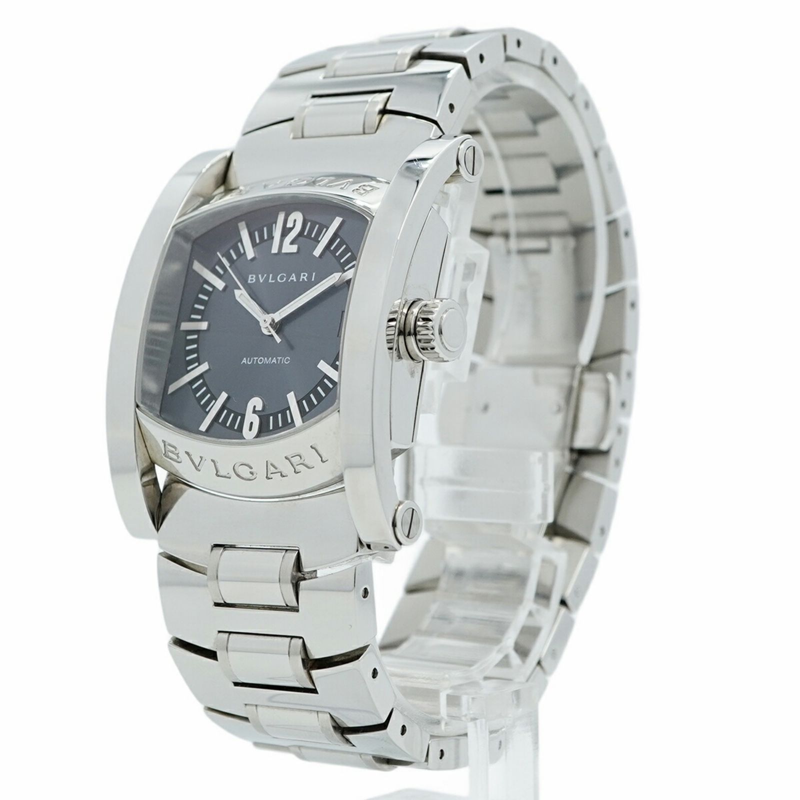 ブルガリ アショーマ AA 44 S グレー文字盤腕時計 メンズ