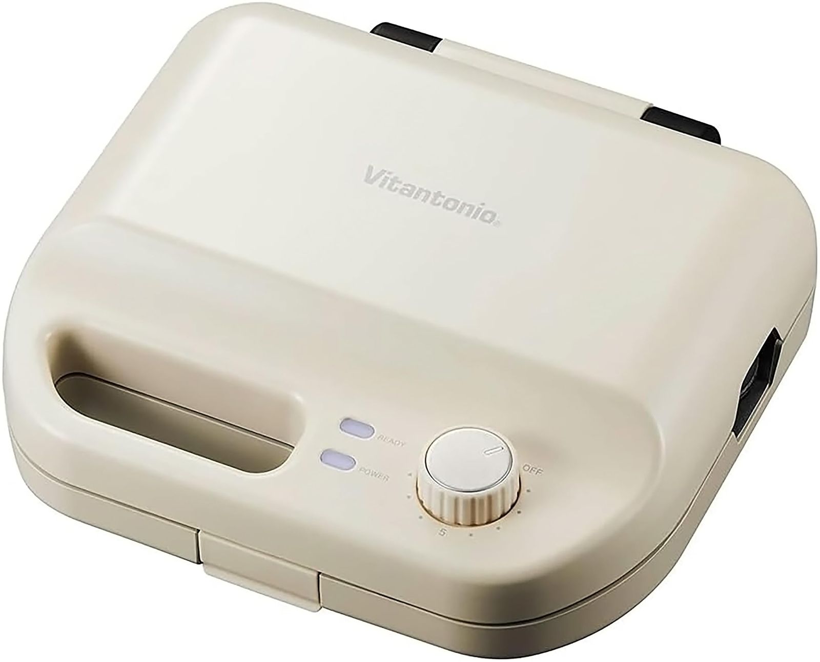 ビタントニオ 公式 ワッフル＆ホットサンドベーカー VWH-50-I 2種類のプレート付き ホットサンドメーカー 電気 ワッフル メーカー サンドイッチメーカー アイボリー