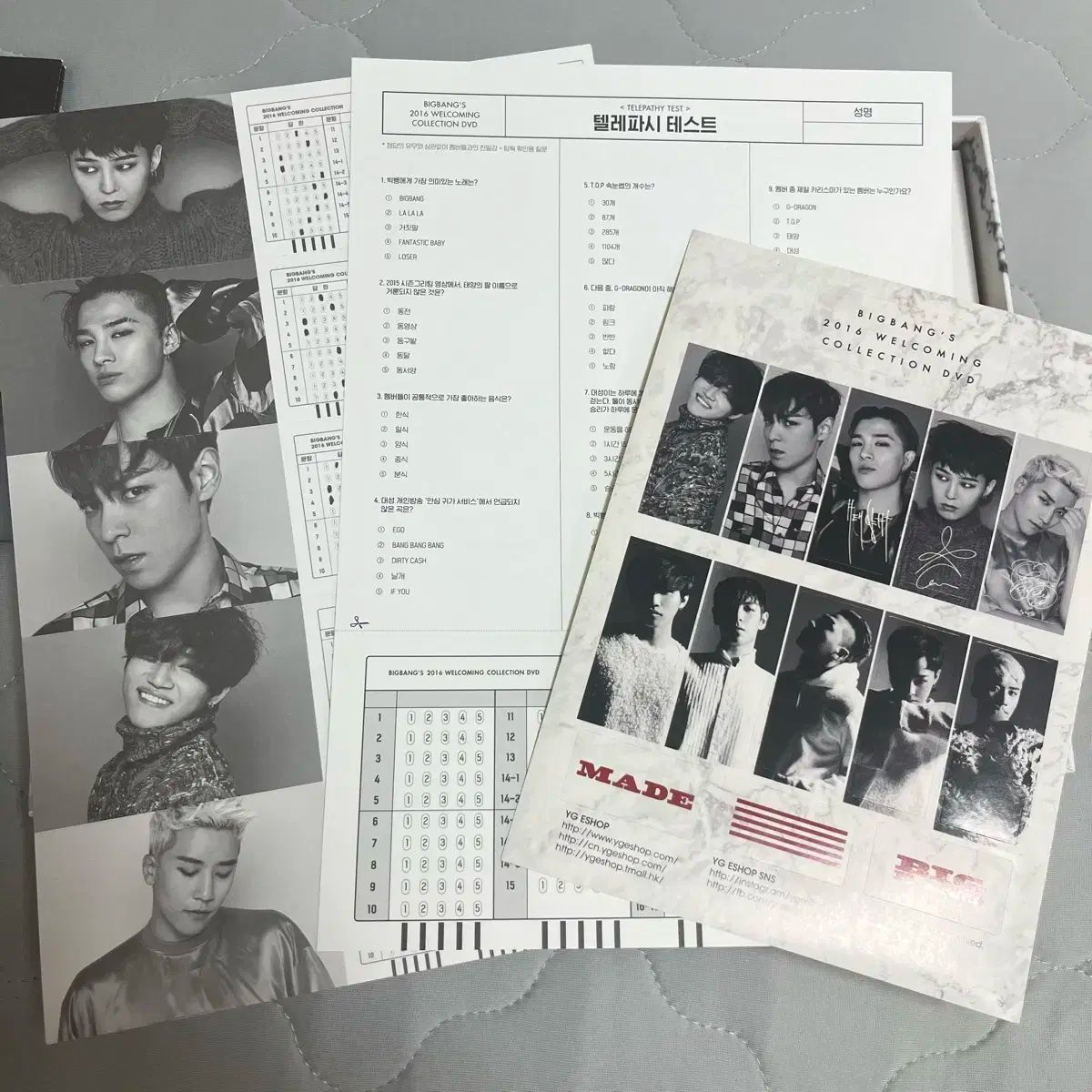 BIGBANG 2016 WELCOMING COLLECTION DVD