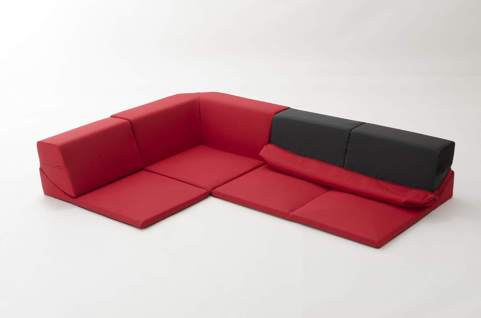 セルタン ローソファー カバーが洗える 和楽の星 3点セット ダリアンレッド A847a-563RED