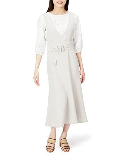 ジル バイ ジルスチュアート カジュアルドレス SALONシリーズ ハイウエストマーメイド レディース グレー S