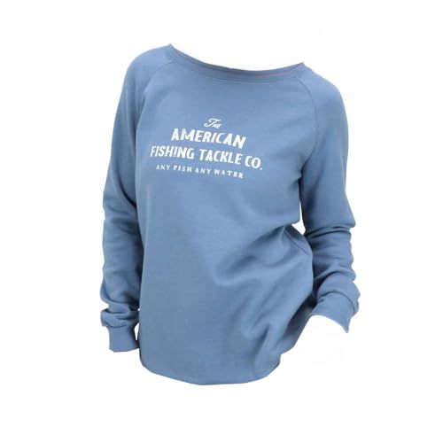 アフコ Aftco レディース ウィスキー クルーネック フリース ライトブルー Lサイズ Women s Whiskey Crewneck Fleece Light Blue M WFP 4176