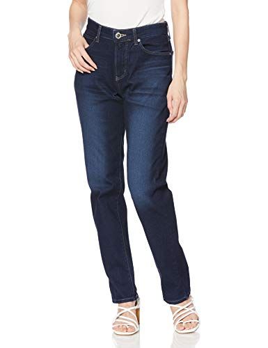 エドウィン ジーンズ ジャージーズ テーパード デニムパンツ ストレッチ JWH 07 レディース 濃色ブルー S