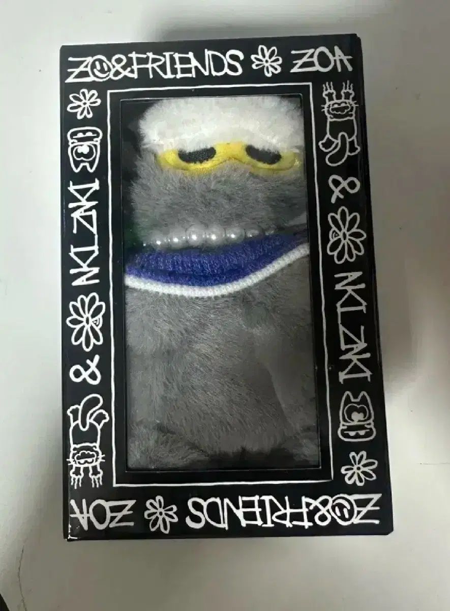 G-DRAGON ジードラゴン アンドフレンズ ジョア フラシ キーホルダー グレー