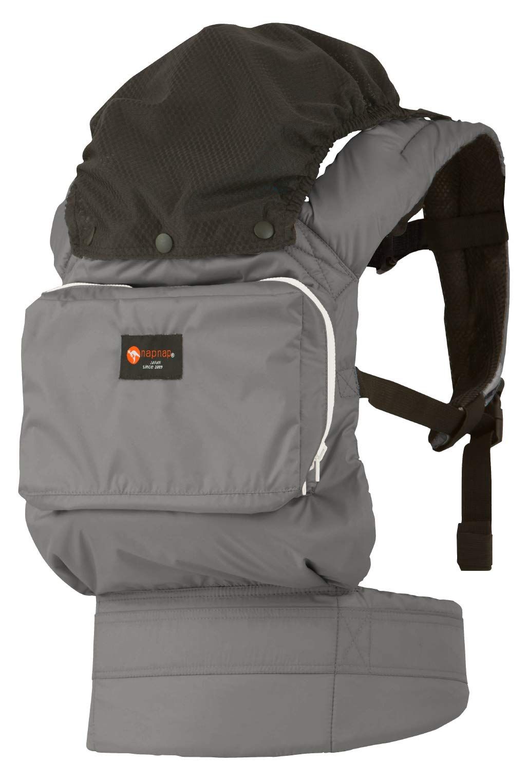 COMPACT グレー napnapベビーキャリー