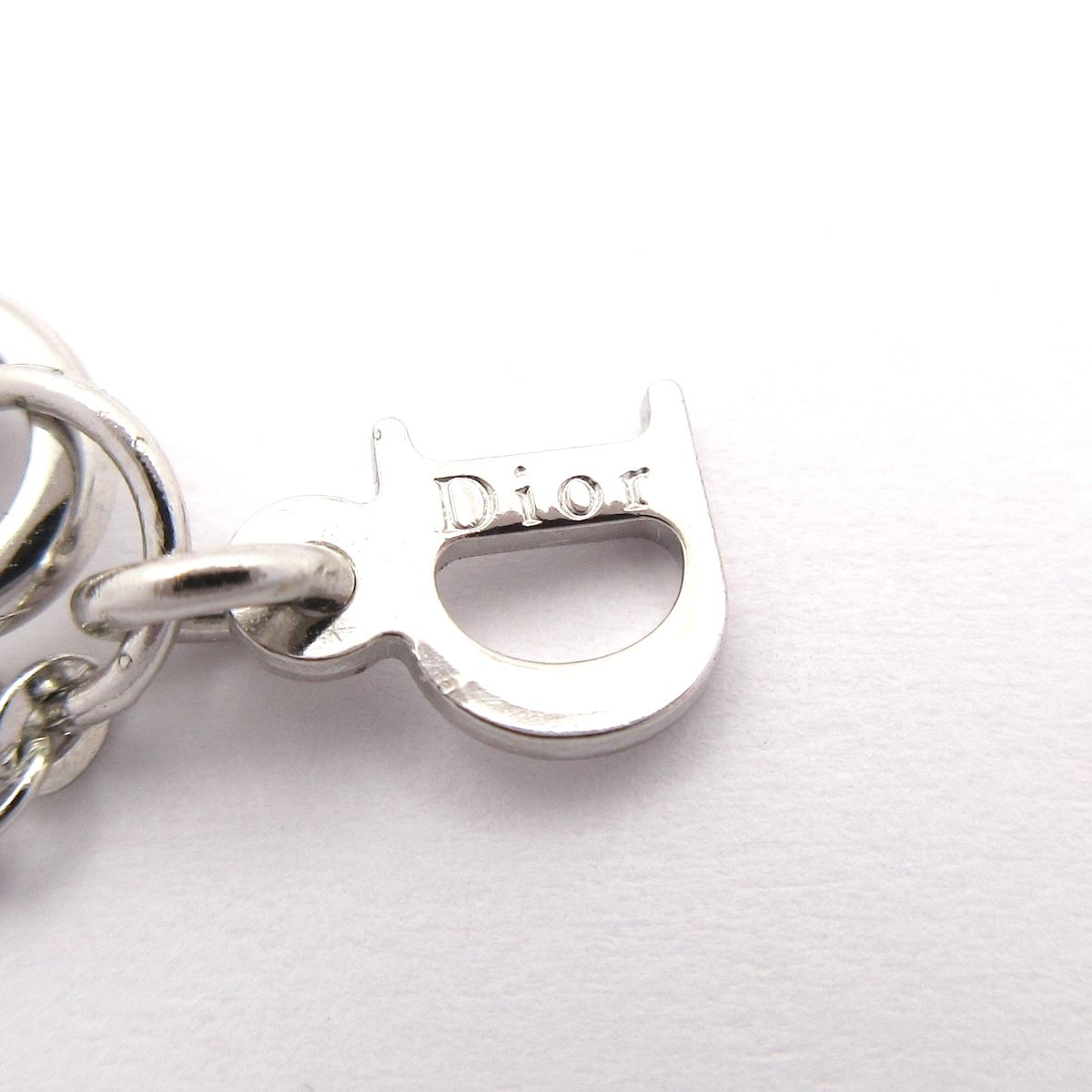  DIOR ChristianDior ディオール クリスチャンディオール ネックレス シルバー ピンク ネックレス アクセサリー