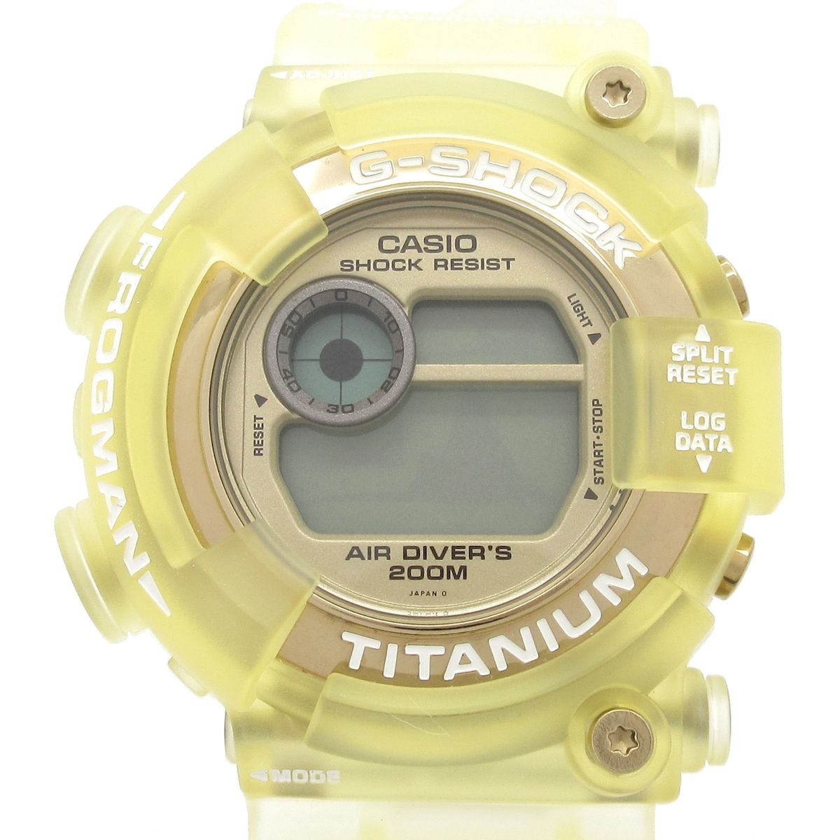 CASIO カシオ 腕時計 G SHOCK FROGMAN フロッグマン DW 8201 WC メンズ W C S 世界サンゴ礁保護協会 ゴールド