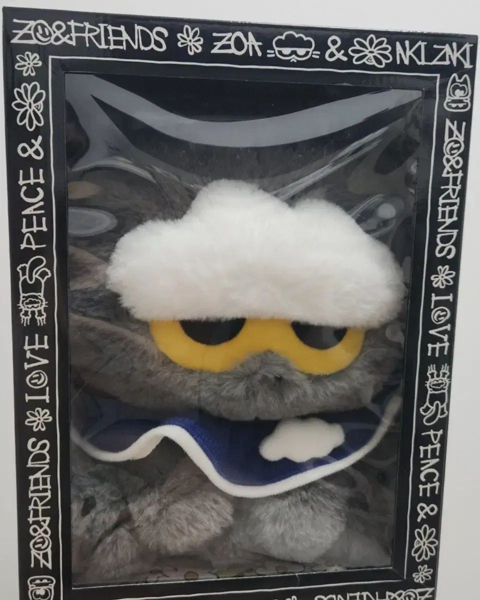 G-DRAGON ジードラゴン アンドフレンズ ミディMサイズ 플러쉬 グレー