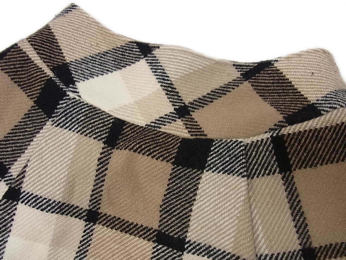 BURBERRY LONDON BLUE LABEL ウール バーバリーチェック フ スカート 騎兵刺繍 バーバリーロンドン ブルーレーベル GULLKHAN_COM