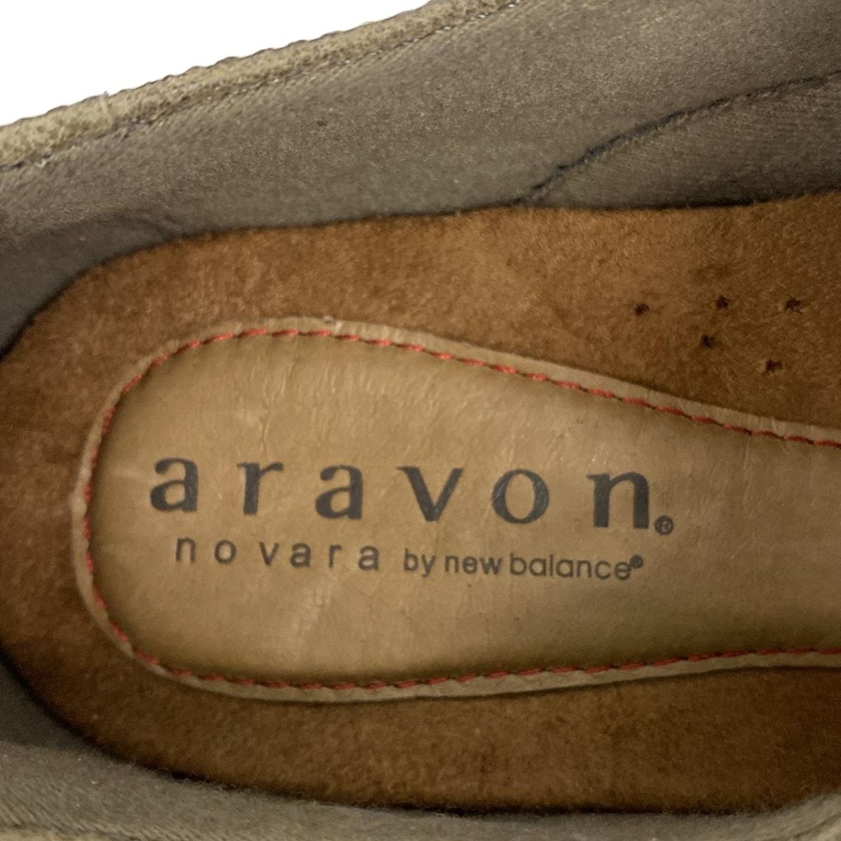  aravon アラヴォン シューズ 23 レディース - ダークブラウン×ブラウン レザー その他 靴