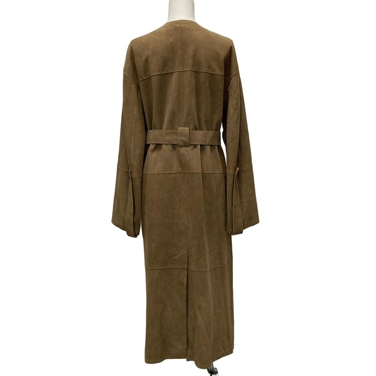 Conte コンテ コート レディース スエード ロングコート 85251990002 ブラウン 長袖 ゴートスキン ノー ロング丈 春 秋