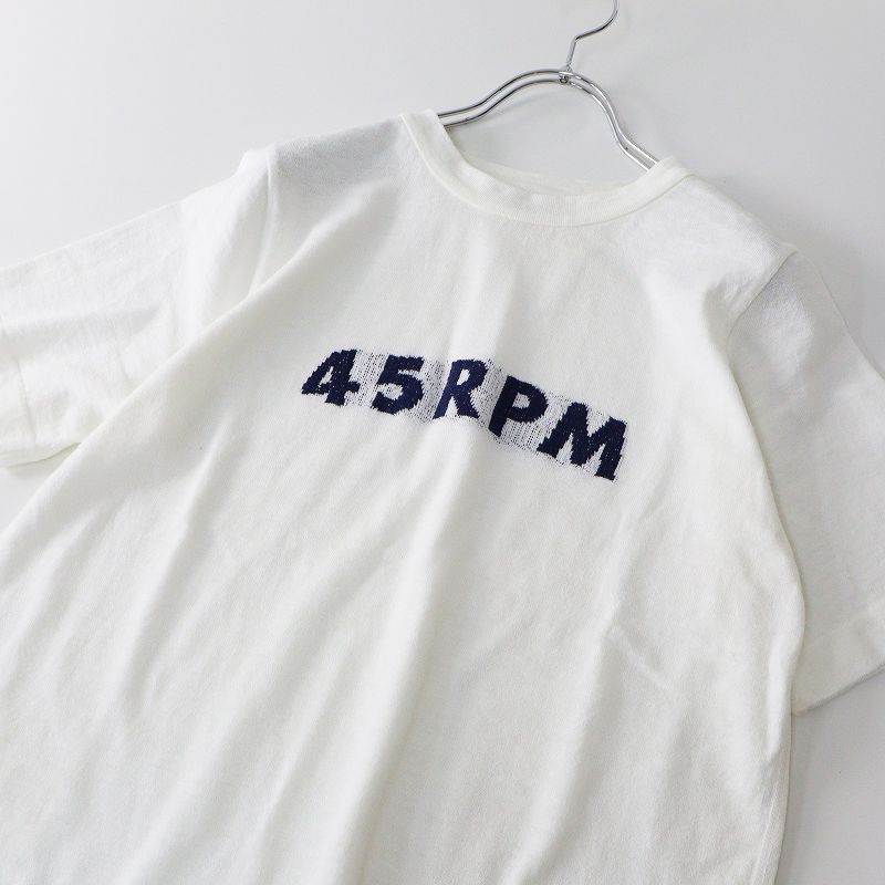 R ジャカードロゴの908ニットソーTシャツ