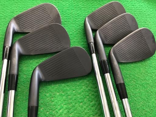 【中古】 コブラ KING FORGED TECx(2023) BLACK 6S アイアンセット IR 純正特注シャフト (フレックスR) メンズ 男性用 右利き 右用 Cランク ゴルフクラブ
