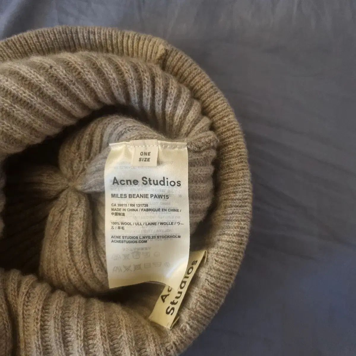  Acne Studios アクネストゥディオズ ビーニー ニット帽 ビーニー 帽子