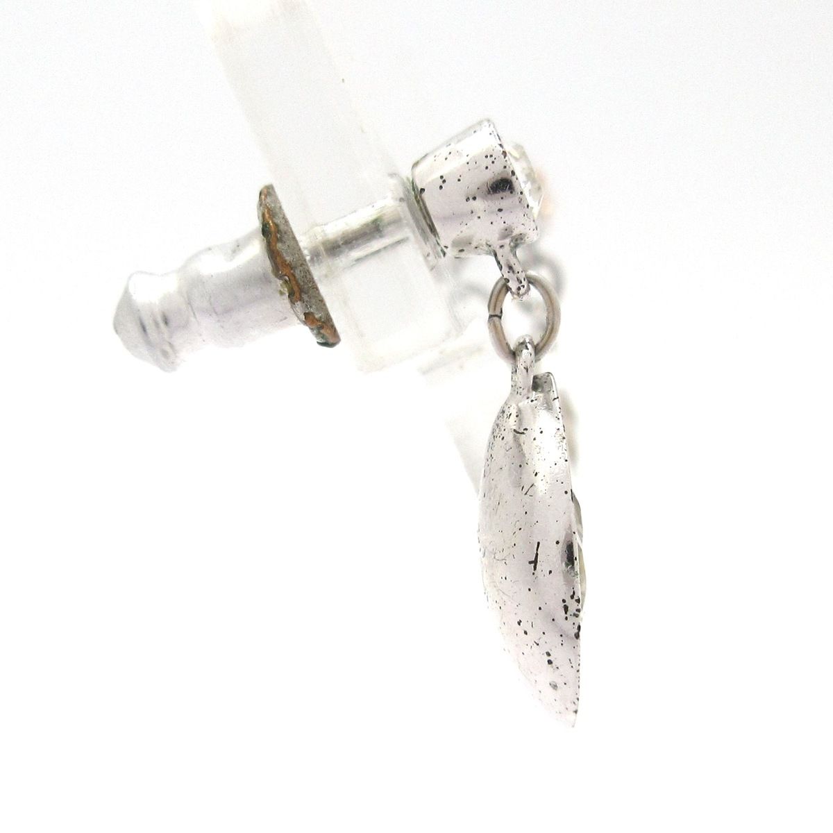 SWAROVSKI スワロフスキー ピアス - シルバー×クリア