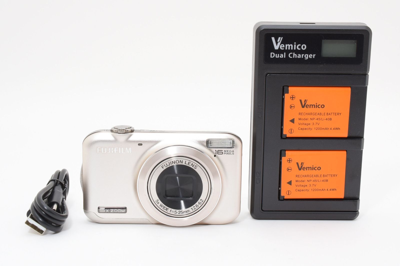 FUJIFILM FinePix JX400 1600万画素 手ブレ補正 5倍ズーム でも簡単 きれいに撮れる高画質デジカメ