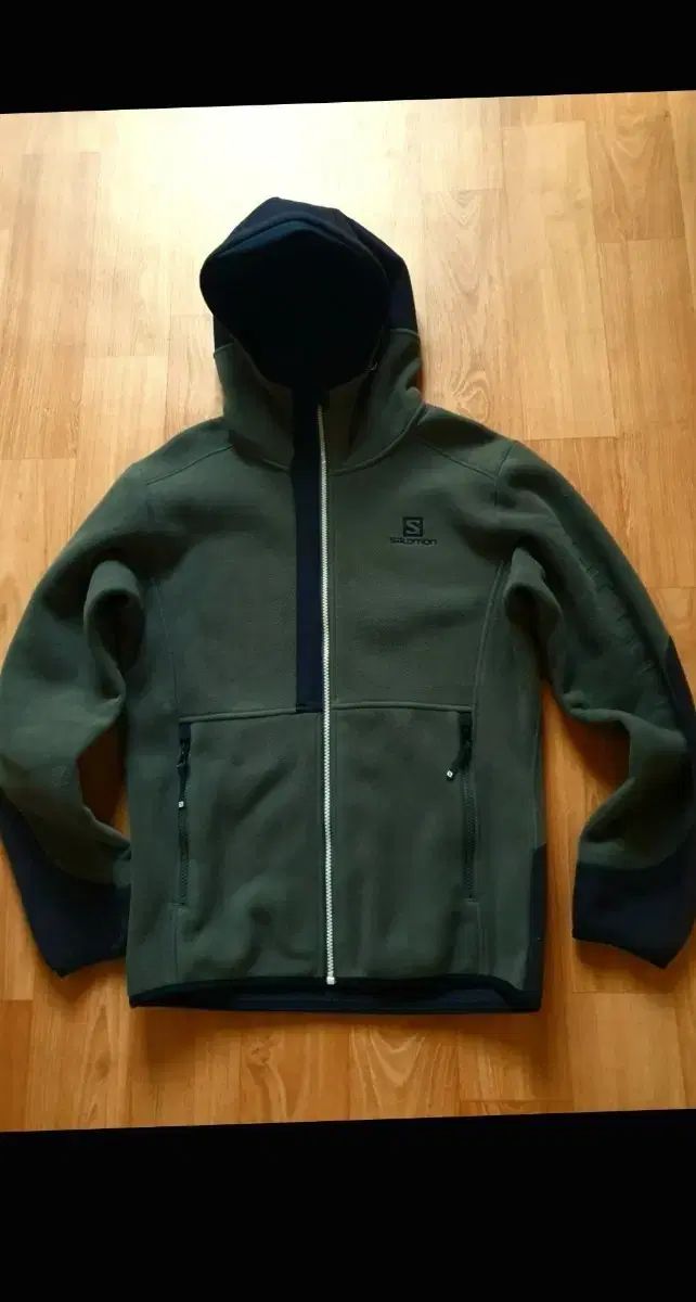 Salomon サロモン フリース ジップアップフーディー m 95