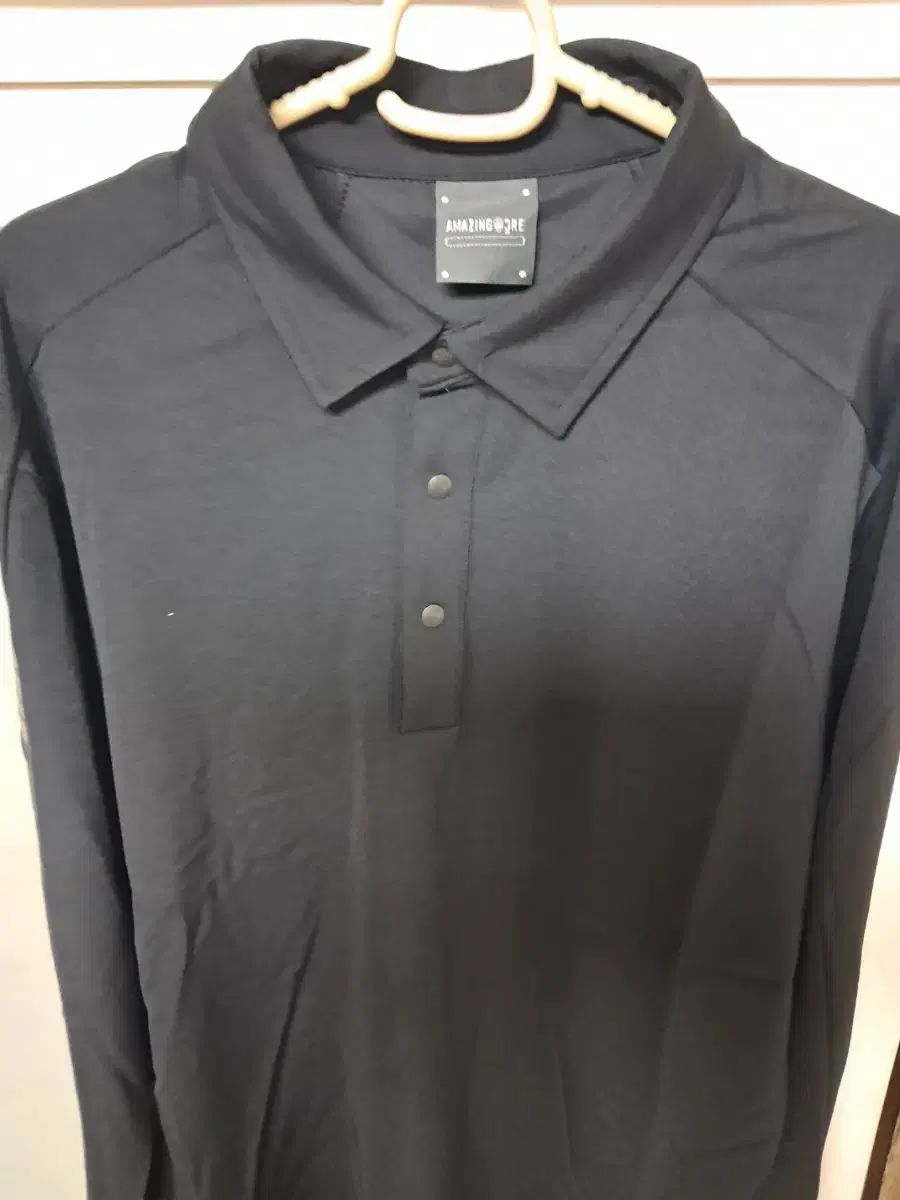 アメイジングクリー ゴルフ メンズ ブラック 長袖 Tシャツ 105