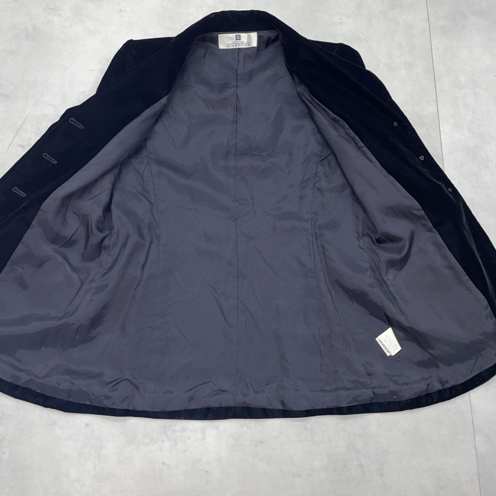 GIVENCHY ジバンシー テーラードジャケット ベロア ヴィンテージ