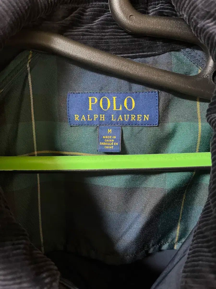 ラルフローレン ハンティング バブアー ジャケット ネイビー M