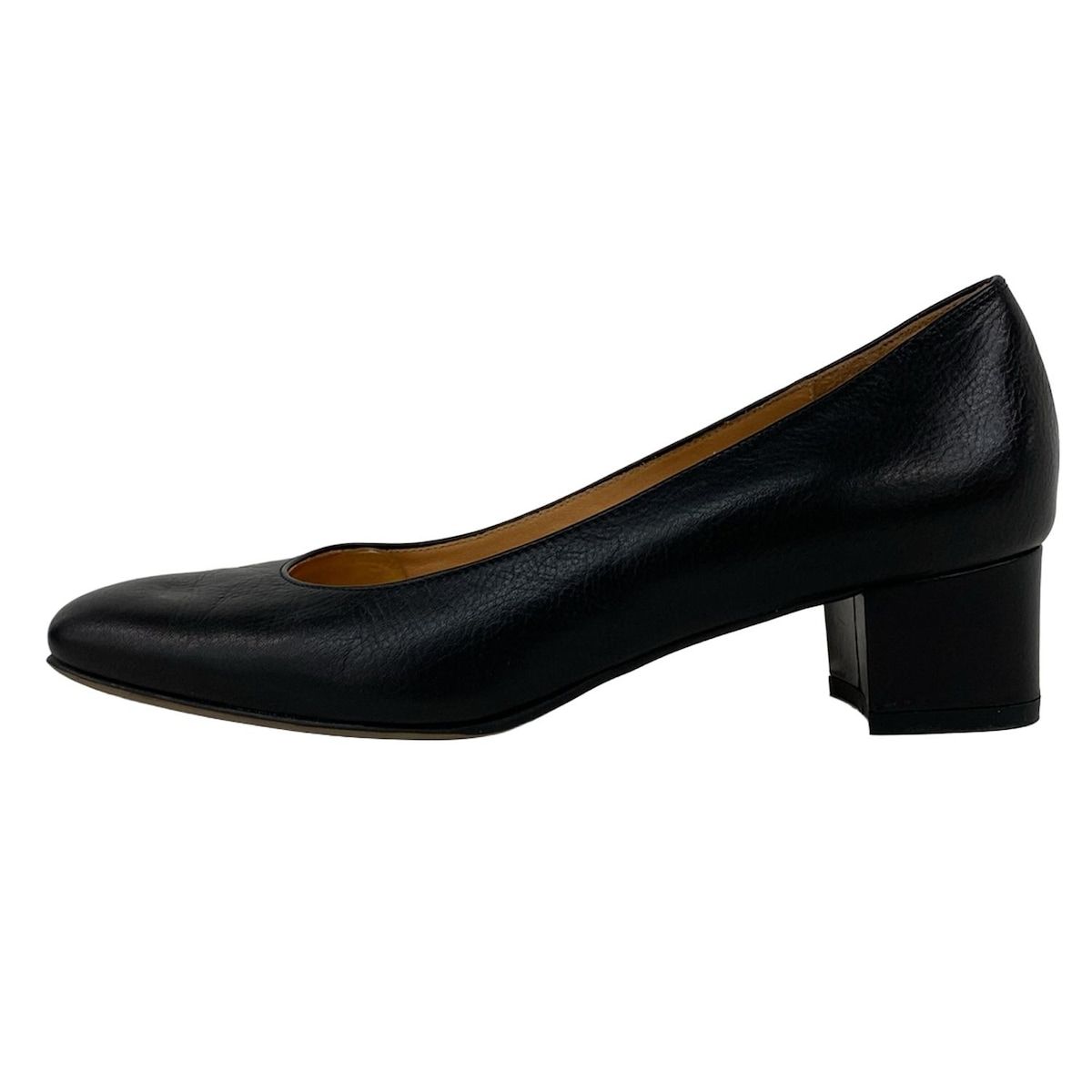 LANVIN ランバン パンプス 23 黒 レザー