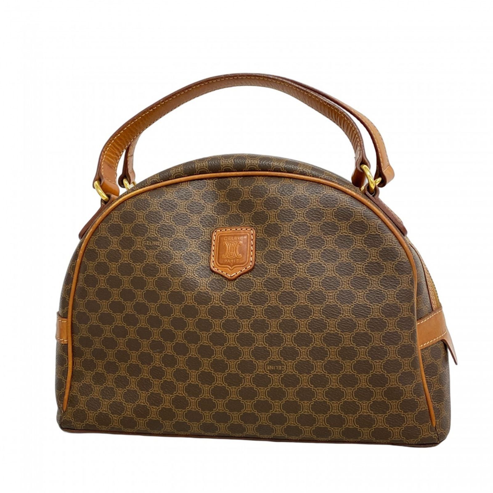 セリーヌ Celine セリーヌ ハンドバッグ マカダム ブラウン レディース