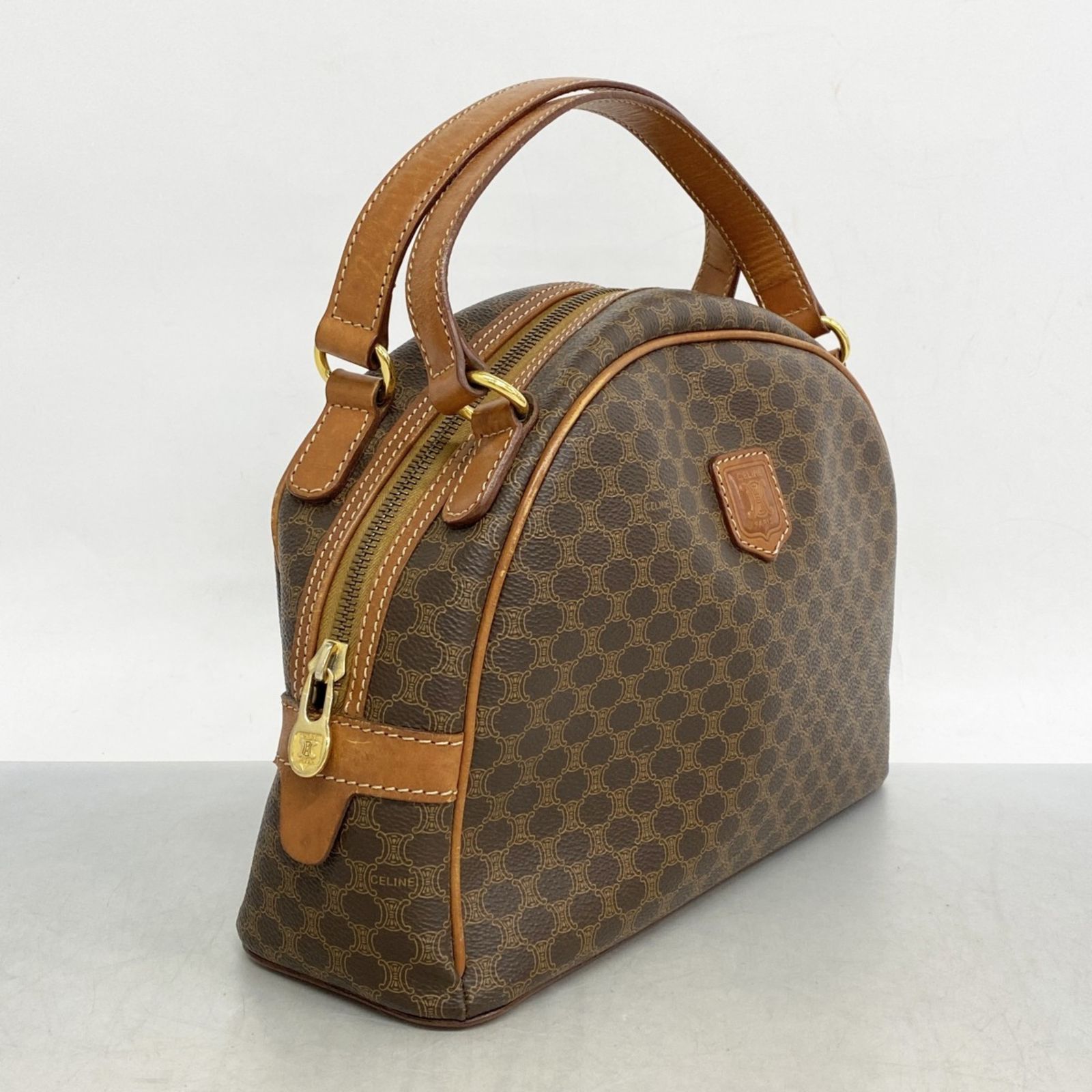 セリーヌ Celine セリーヌ ハンドバッグ マカダム ブラウン レディース