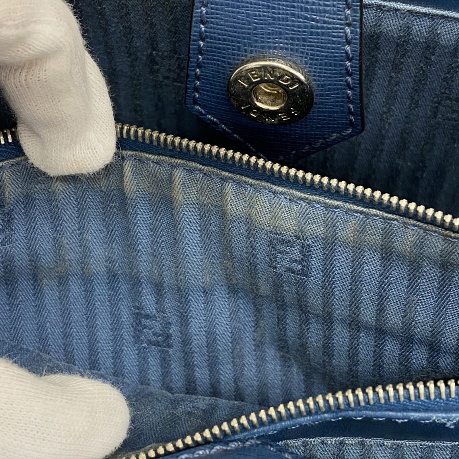 ブルー 2wayバッグレディース