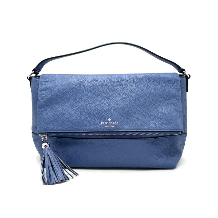 Kate Spade ケイト スペード ロゴ タッセル 2way レザー ハンド ショルダー バッグ eH1006N