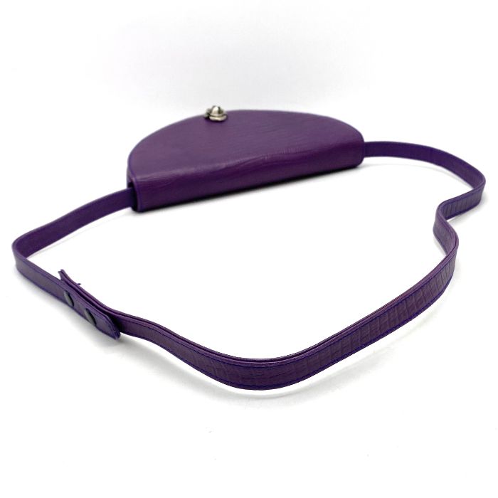 VERSACE ヴェルサーチ ローズ レザー ショルダー バッグ eH10105A DECORATOM_COM_BR