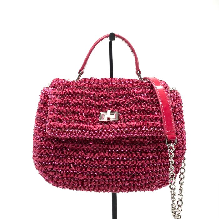 ANTEPRIMA アンテプリマ ターンロック 2way プラ ハンド ショルダー バッグ eH10110A