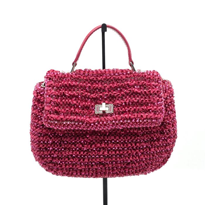 ANTEPRIMA アンテプリマ ターンロック 2way プラ ハンド ショルダー バッグ eH10110A