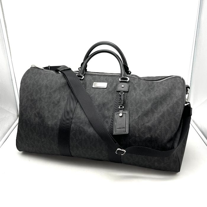 MICHAEL KOSE マイケルコース シグネチャー 2way レザー ボストン ショルダー バッグ eH10144N