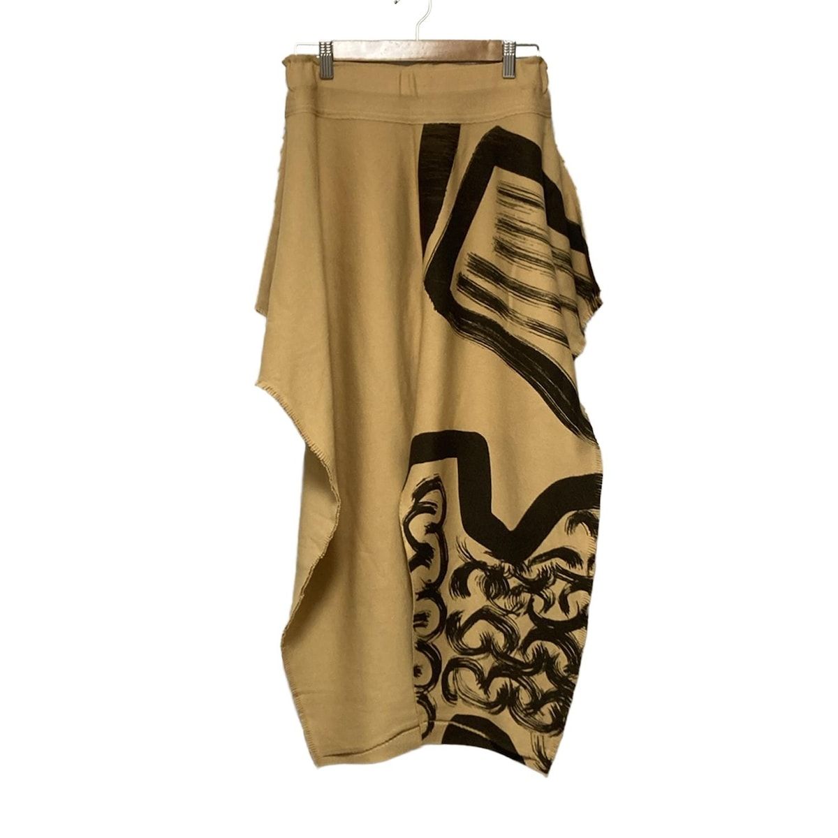 ISSEYMIYAKE イッセイミヤケ パンツ サイズ2 M レディース - ベージュ×ダークブラウン クロップド 半端丈 A.POC INSIDE